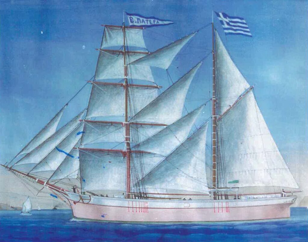 VASSILIKI: Clipper Ship owned by the Pateras family