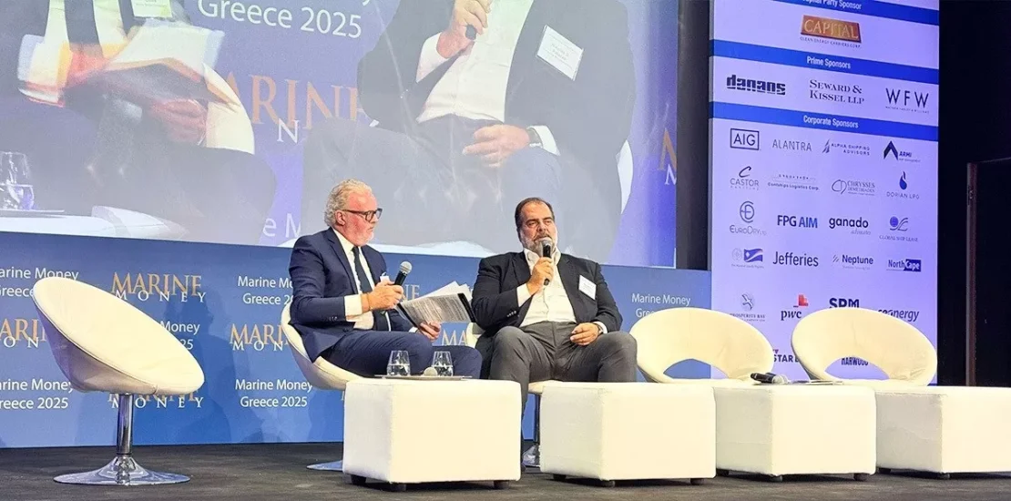 Νικόλας Πατέρας στο 27ο Marine Money: Τα ορόσημα της 40ετούς πορείας του στη ναυτιλία και η ανάπτυξη της Contships (video)